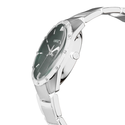 Promise watch silver and green