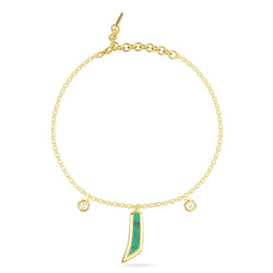 Bracelet Amber Louzan Jewelry- Green pearl