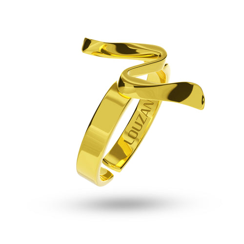 Ring Timeless Gold Pearl Louzan jewellery