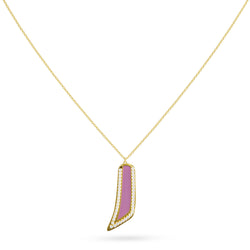 Necklace Amber Louzan jewellery- Pink Pearl