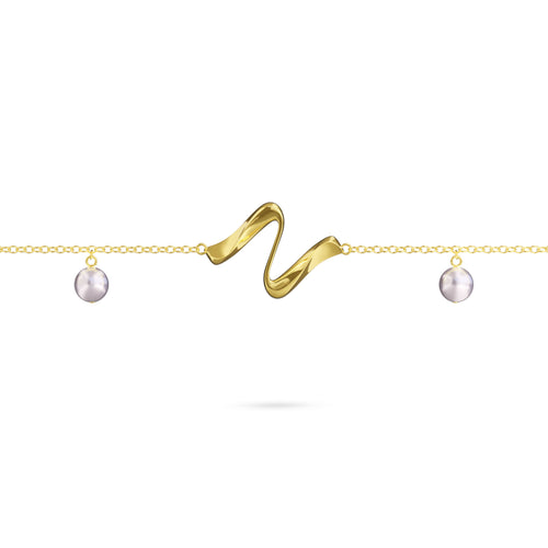 Bracelet Timeless Gold Pearl Louzan jewellery