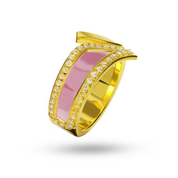 Ring Amber Louzan Jewelry- Pink Pearl
