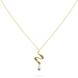 Necklace Timeless Gold Pearl Louzan Jewelry