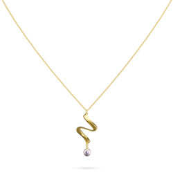 Necklace Timeless Gold Pearl Louzan jewellery
