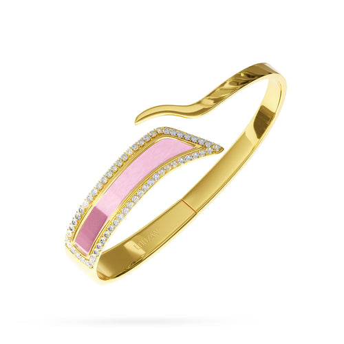 Bangle Amber Louzan jewellery - pink