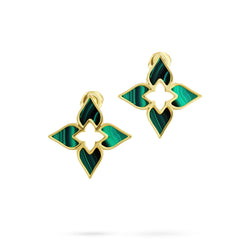 Earring Tulip Twilight Louzan Jewelry- Green