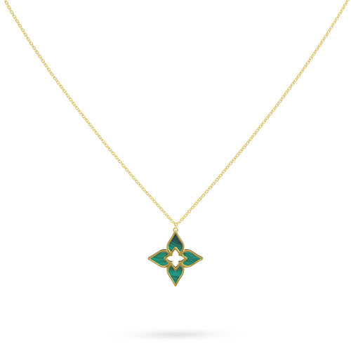 Necklace Tulip Twilight Louzan jewellery - Green