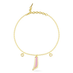 Bracelet Amber Louzan jewellery - Pink pearl