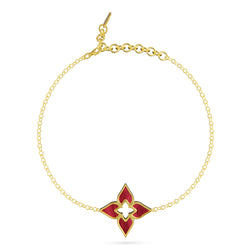 Bracelet Tulip Twilight Louzan jewellery - Maroon
