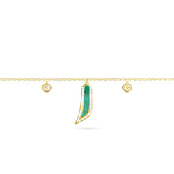 Bracelet Amber Louzan jewellery - Green pearl