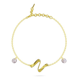 Bracelet Timeless Gold Pearl Louzan Jewelry