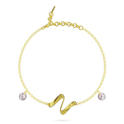 Bracelet Timeless Gold Pearl Louzan jewellery
