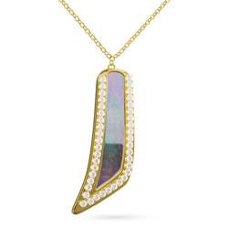 Necklace Amber Louzan jewellery- Multi colors