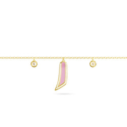 Bracelet Amber Louzan jewellery - Pink pearl