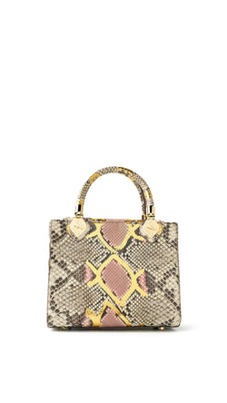 Joy Bag python gold pink