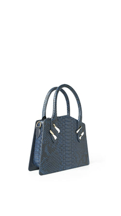 Dream Bag python Dark blue