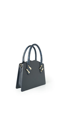 Dream Bag crumb python navy and dark blue