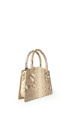 Dream Bag python Beige