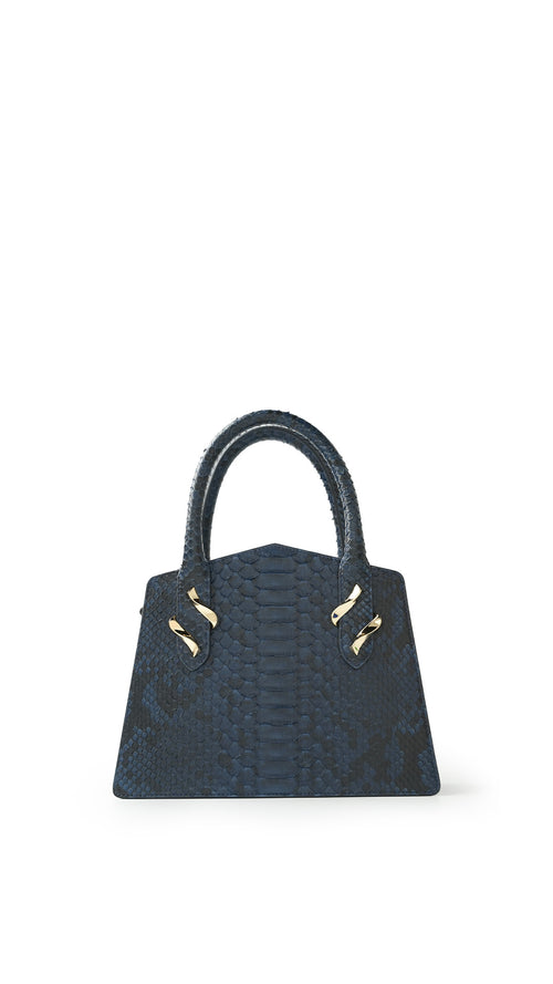 Dream Bag python Dark blue